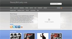 Desktop Screenshot of dannymclarty.com